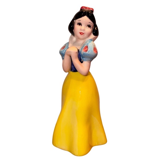Disney Other - Vintage Disney Snow White Ceramic Figurine Japan Hand Painted Princess 5.5 Inch